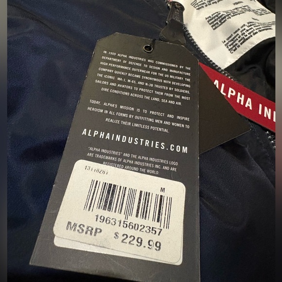 DALLAS COWBOYS X ALPHA X NEW ERA MA-1 BOMBER JACKET NWT SIZE M - Picture 10 of 10